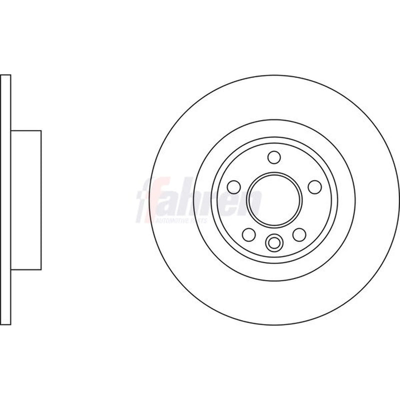Fahren Rear Brake Discs & Pads fits Land Rover Range Rover Evoque 2011-2019
