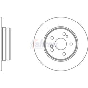 Fahren 2 x Solid Rear Brake Discs FBD6231-x2