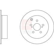 Apec 2 x Solid Rear Brake Discs SDK6178-x2