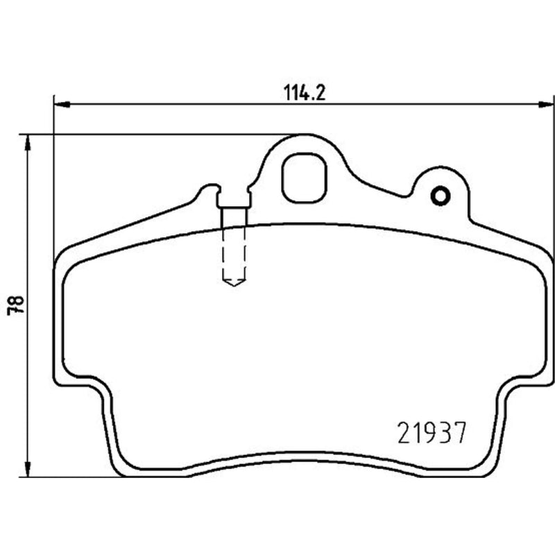 Mintex Front Brake Pad Set MDB1873