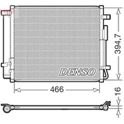 Denso Air Conditioning Condenser DCN41032