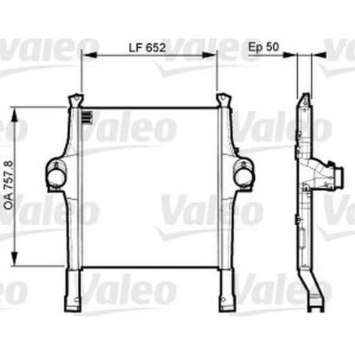 Valeo Intercooler (Charge Air Cooler) 818880