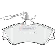 Fahren Front Brake Pad Set fits Citroën Berlingo First 1996-2011 1.4 1.6 1.8 1.9