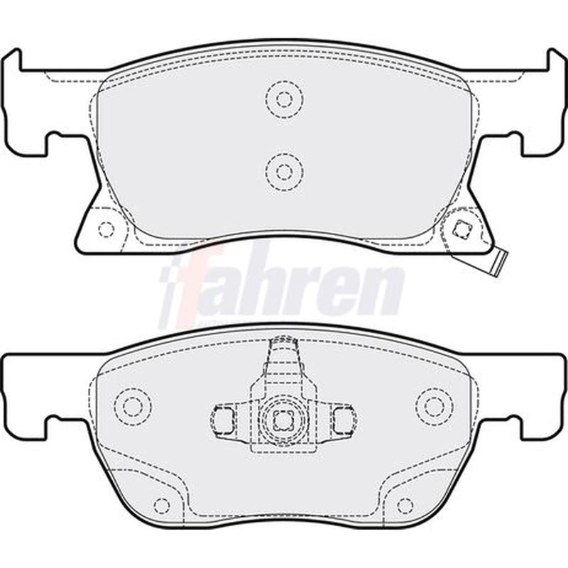 Fahren Front Brake Pad Set FBP3781