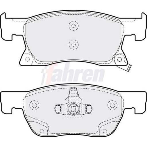 Fahren Front Brake Pad Set fits Opel Astra K 2015-2021 1.0 1.2 1.4 1.5 1.6