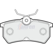 Fahren Rear Brake Pad Set fits Ford Fiesta V 2005-2008