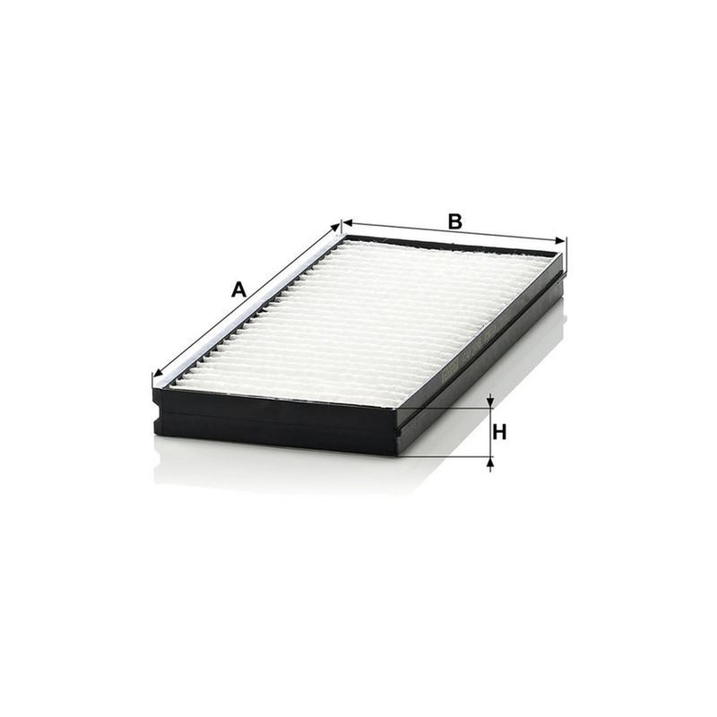 MANN-FILTER Cabin Air Filter (Pollen Filter) behind the glove CU 26 000-2