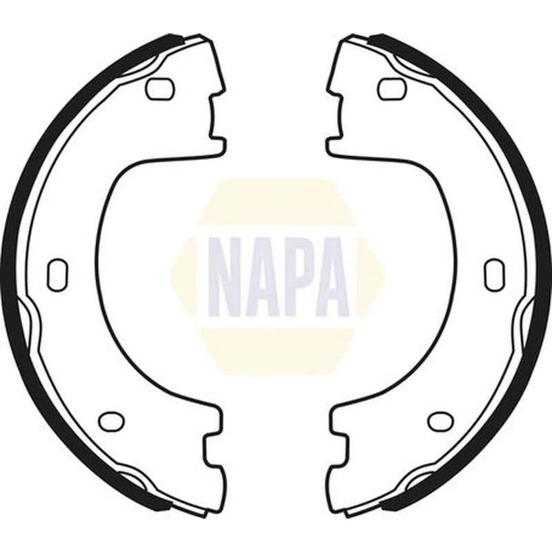 NAPA Parking Brake Shoe Set NBS5048