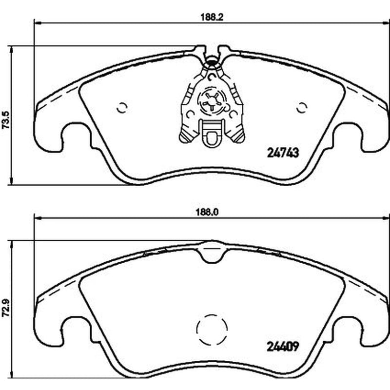 Mintex Front Brake Pad Set MDB2934