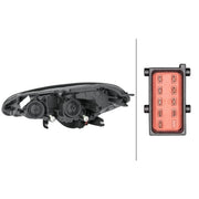 Hella Headlight Headlamp LED Right 1LF 011 830-081