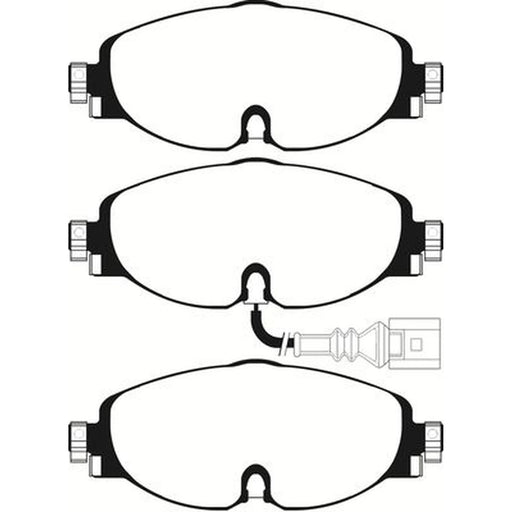 Abtex Front Brake Pad Set PLU2235