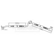 Borg & Beck Brake Hydraulic Hose Line Front Right BBH7483