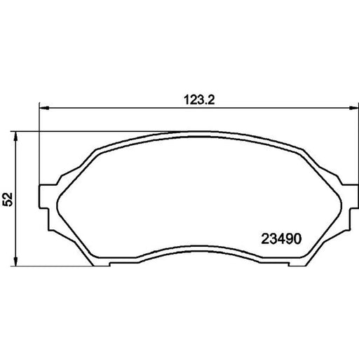 Mintex Front Brake Pad Set MDB1946