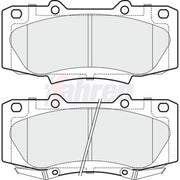 Fahren Front Brake Pad Set fits Toyota Hilux Vigo VII Pickup 2005-2015 2.5 3.0