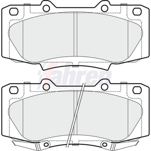 Fahren Front Brake Pad Set fits Toyota Hilux Vigo VII Pickup 2005-2015 2.5 3.0