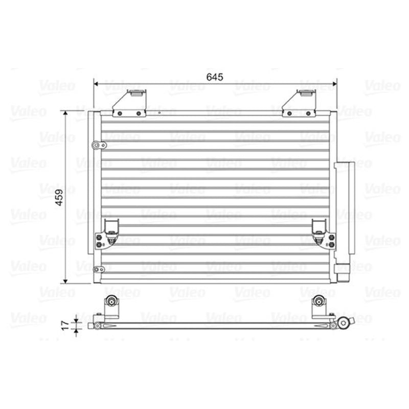 Valeo Air Conditioning Condenser 814457