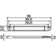 Hella Auxiliary Stop / Brake Light LED Rear 2DA 343 106-211
