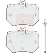 Apec Front Brake Pad Set PAD1833B
