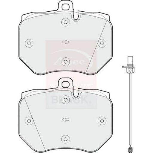 Apec Front Brake Pad Set PAD1833B