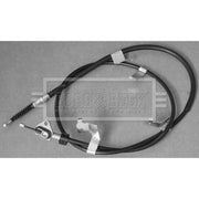 Borg & Beck Handbrake Cable Left Rear BKB3391
