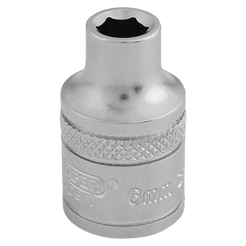Draper 6 Point Metric Socket, 3/8" Sq. Dr., 6mm 16531 Draper  - Town Parts