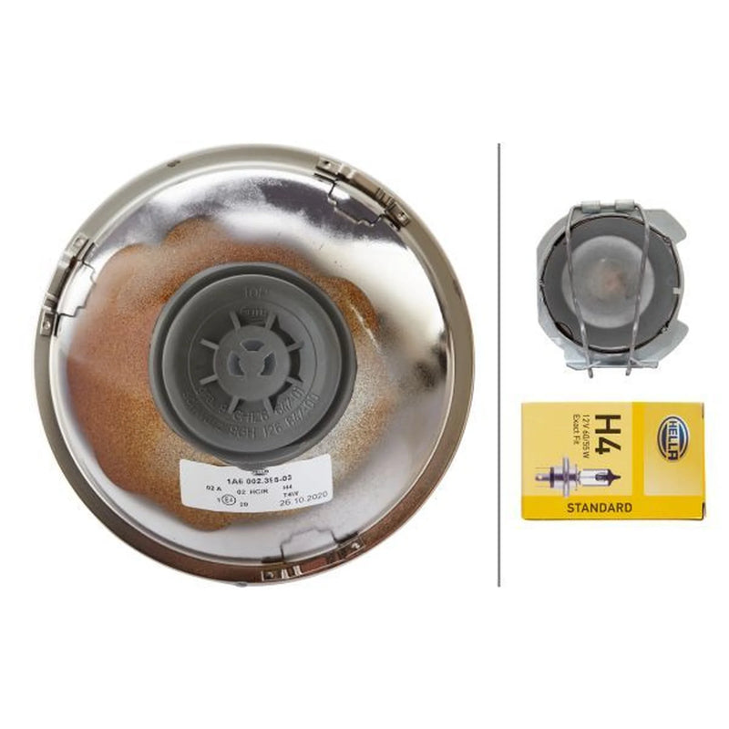Hella Headlight Headlamp H4 Right 1A6 002 395-991