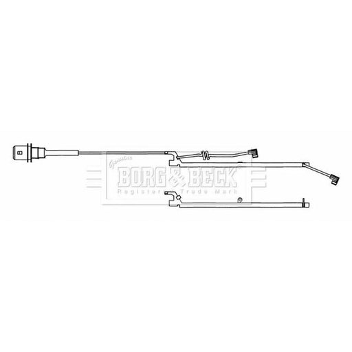 Borg & Beck Brake Pad Wear Sensor Front BWL33086