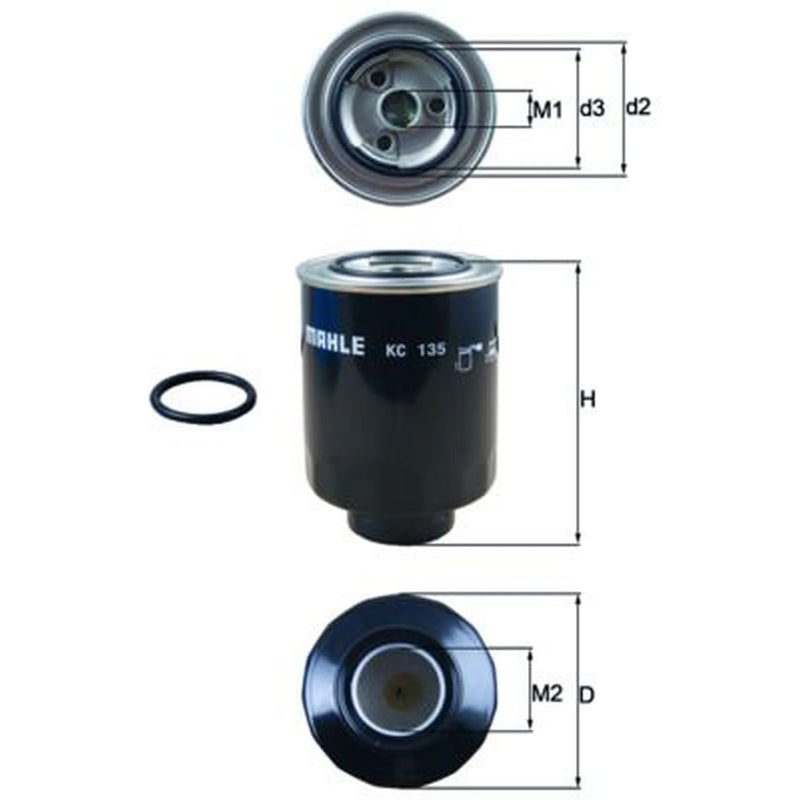Mahle Fuel Filter Element KC 135D