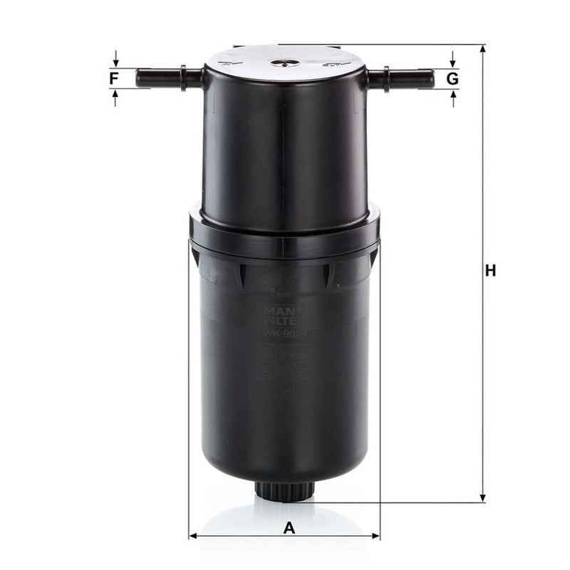 MANN-FILTER Fuel Filter Element WK 9024