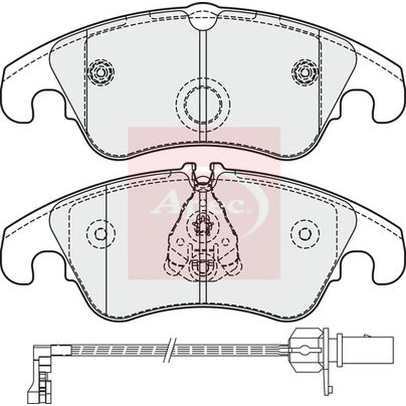 Apec Front Brake Pad Set PAD1862