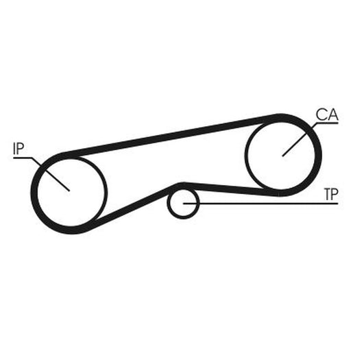 Continental CTAM Timing Belt Cambelt 63 Teeth CT780