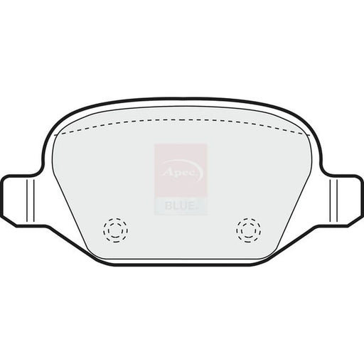Apec Rear Brake Pad Set PD3514