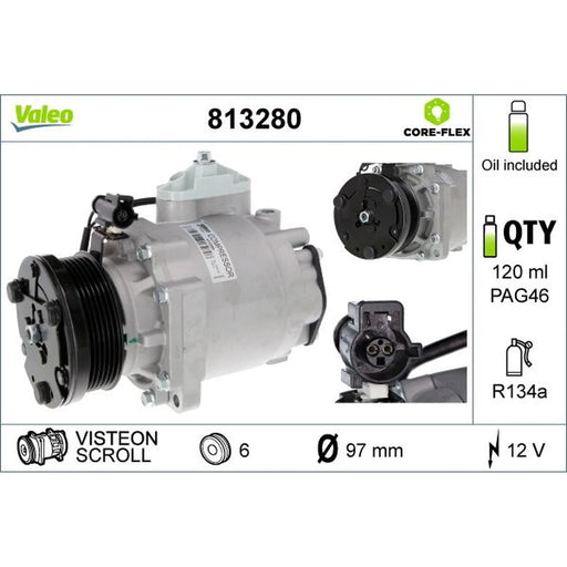 Valeo Air Conditioning Compressor 813280