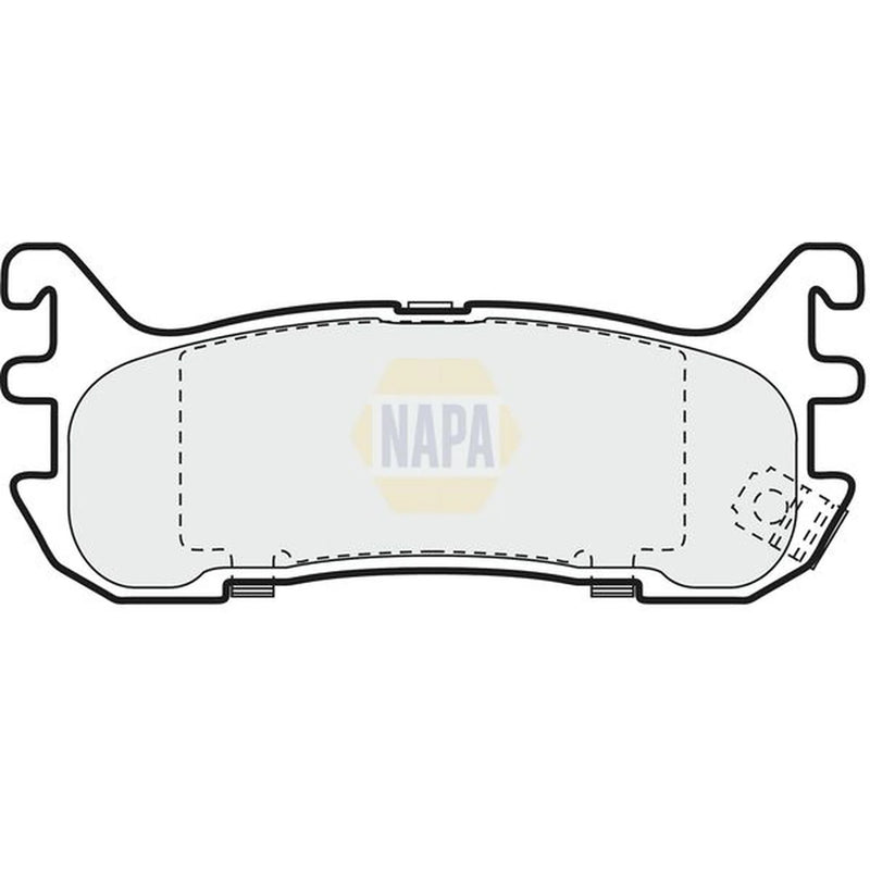 NAPA Rear Brake Pad Set NBP1808