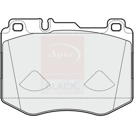 Apec Front Brake Pad Set PAD2035B
