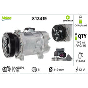 Valeo Air Conditioning Compressor 813419