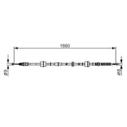 Bosch Handbrake Cable Centre 1 987 482 659