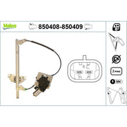 Valeo Electric Window Regulator Lifter Right Rear 850409