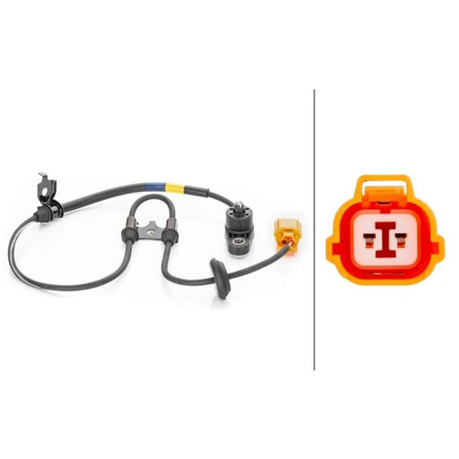 Hella ABS Wheel Speed Sensor Front 6PU 230 040-111