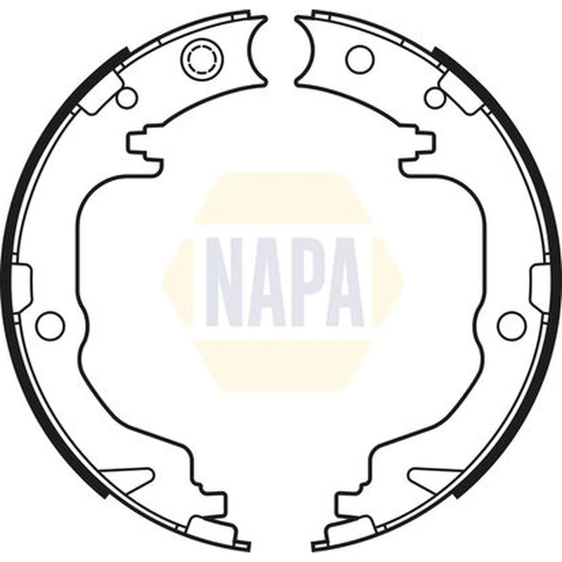 NAPA Parking Brake Shoe Set NBS5042