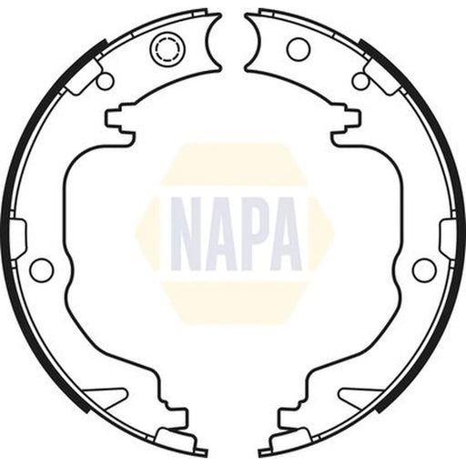 NAPA Parking Brake Shoe Set NBS5042