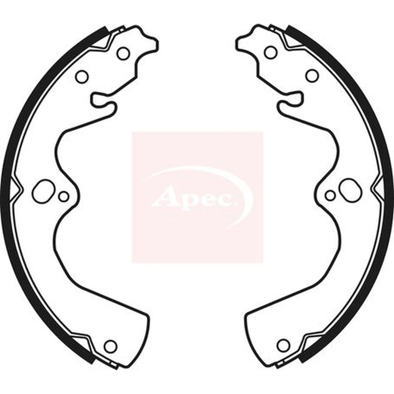 Apec Brake Shoe Set Axle Kit SHU631