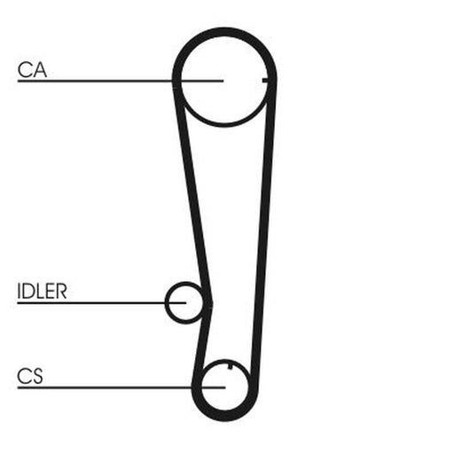 Continental CTAM Timing Belt Cambelt 92 Teeth CT715