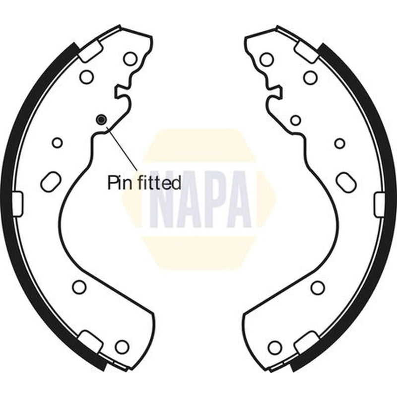 NAPA Brake Shoe Set Axle Kit NBS1041