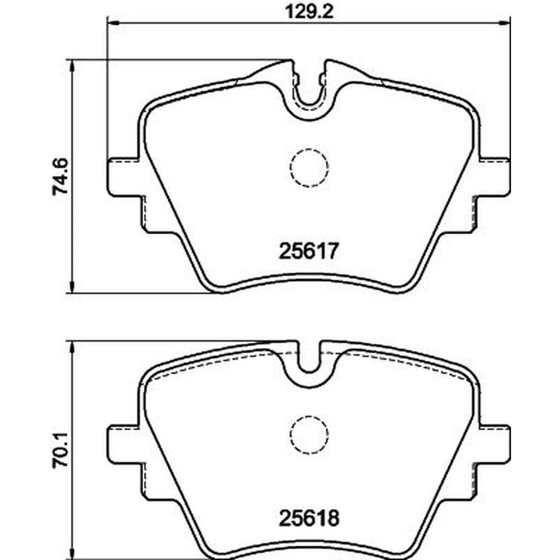 DON Front Brake Pad Set PCP2251