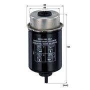 MANN-FILTER Fuel Filter Element WK 8133
