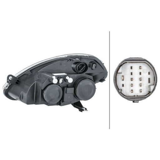 Hella Headlight Headlamp W5W Right 1EB 270 521-241