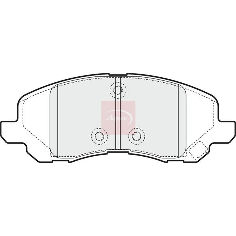 Apec Front Brake Pad Set PAD1544