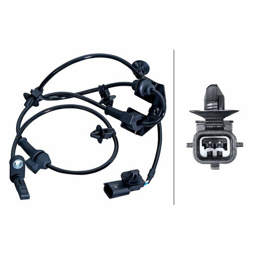 Hella ABS Wheel Speed Sensor Front Left 6PU 358 251-161