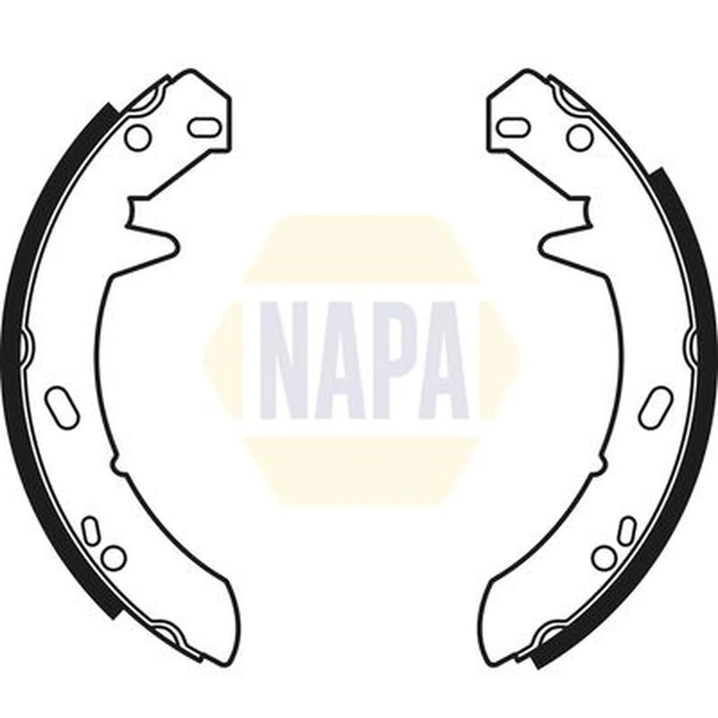 NAPA Parking Brake Shoe Set NBS5007
